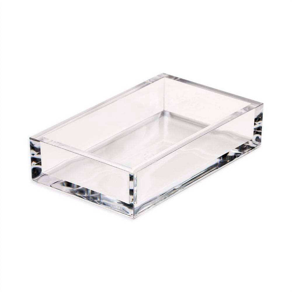 NEW CASPARI acrylic guest towel holder in clear